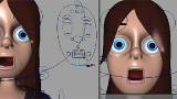 I controller del viso del personaggio 3D