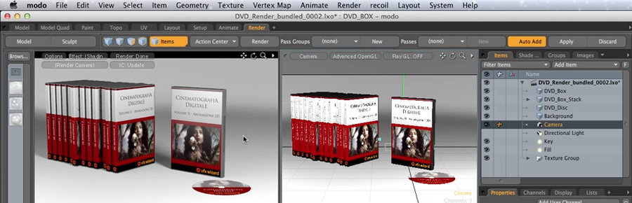 Progetto completo del DVD in Preview realtime